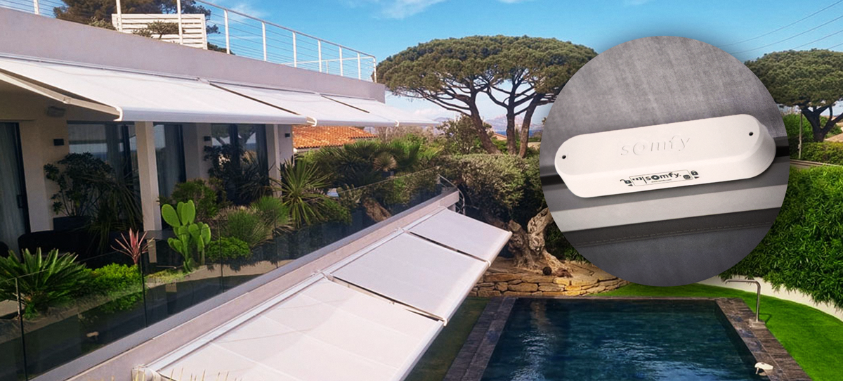 Activation du capteur de vent pour une utilisation sûre Activez le capteur de vent de votre store extérieur Somfy