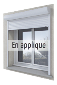choisir un volet roulant, Volet roulant en applique Volet roulant en applique - enroulement vers l'extérieur