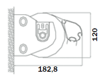 côtes encombrement pour fixation murale store bannette dimensions fixation murale store bannette