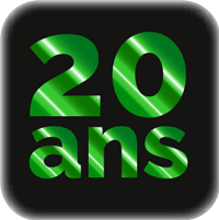 Logo 20 ans moteur Logo 20 ans