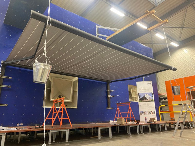 resistance store altea, resistance au vent store banne Etape 3