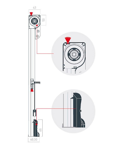 Schémas coupe moustiquaire Schéma détails coupe moustiquaire