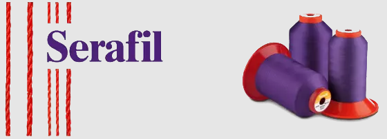 Logo Serafil - Leader en Fils de Couture et Broderie pour la Confection Logo fils Serafil : Leader en Fils de Couture et Broderie"
