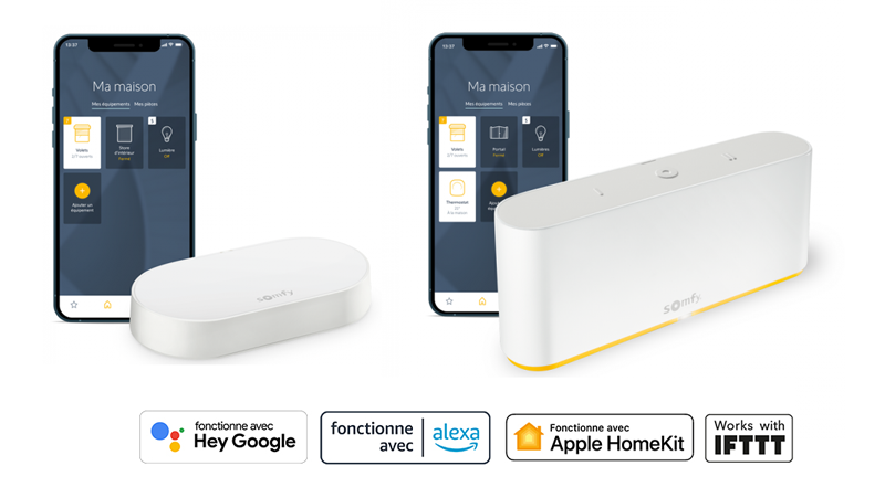 Somfy maison connecté Connectivité somfy