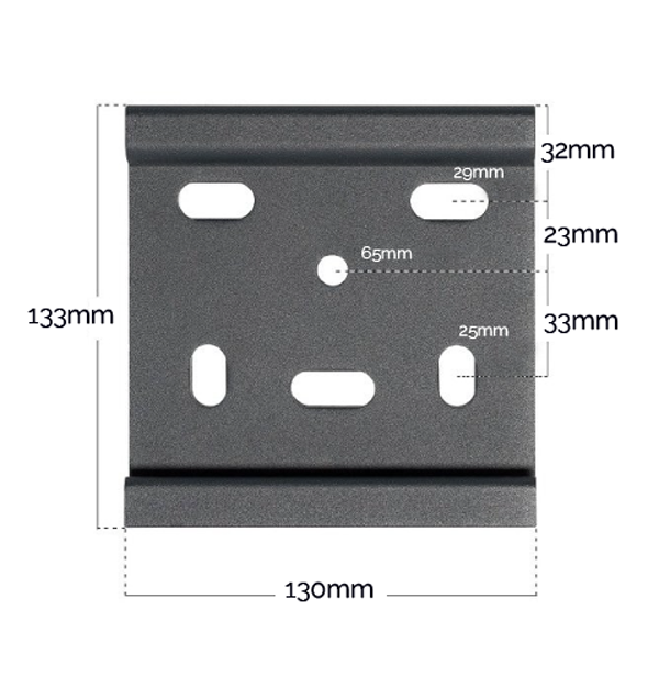 platine pour fixation murale platine de fixation murale diagramme