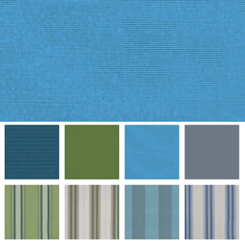 Couleurs dickson bleues ou vertes store bannette Couleurs dickson nuancier polar