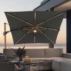 MARBELLA LED - Parasol déporté à leds