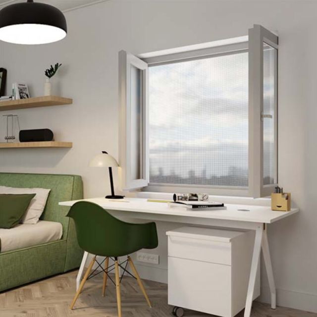 MOUSTIROLL 2+ Moustiquaire de fenêtre sur-mesure