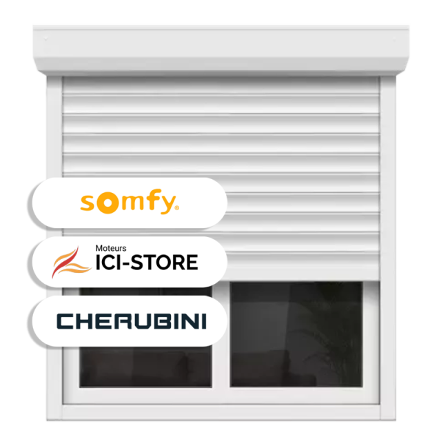 QUALIRENO MOTORISÉ - Volet roulant sur-mesure lames 56 mm