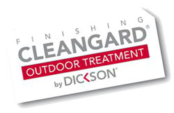 Logo Dickson Cleanguard : Traitement Antisalissure pour Toiles Logo Dickson Protection Cleanguard
