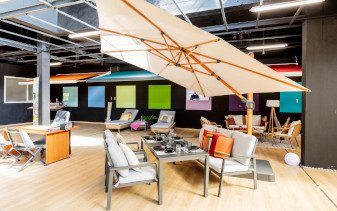 Profitez de l'ombre avec nos parasols Marbella Élégants parasols Marbella