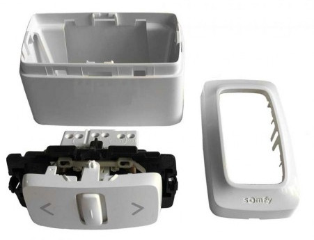 interrupteur en saillie, interrupeur encastrable, interrupteur radio, interrupteur filaire, interrupteurs en saillie, Composants d'un interrupteur en saillie