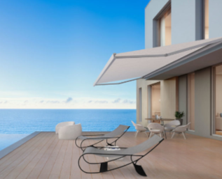 gaviota, fabricant de stores banne france, usine store banne france, fabrication francaise de stores extérieurs, stores france, fabrication de stores d'extérieur, store altea, Store Motorisé Altea