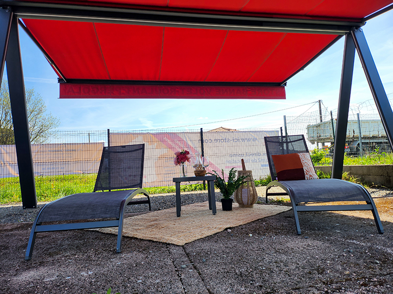 magasin store banne toulouse, magasin store banne vaucluse, store banne toulouse, store banne vaucluse, Store banne double pente Duox