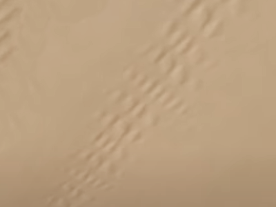 Effets de gaufrage et marbrure sur les toiles de store Exemple de toile avec gaufrages et marbrures