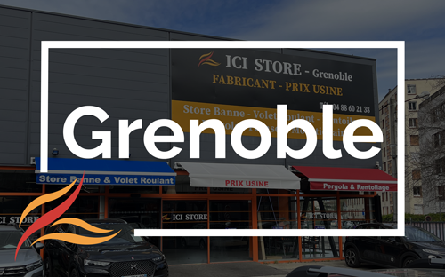 volet roulant fabrication française SHOWROOM ICI STORE GRENOBLE